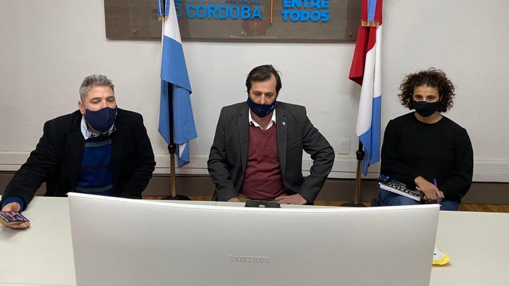 Primera inspección virtual a un depósito. Foto: Min. Agricultura Córdoba