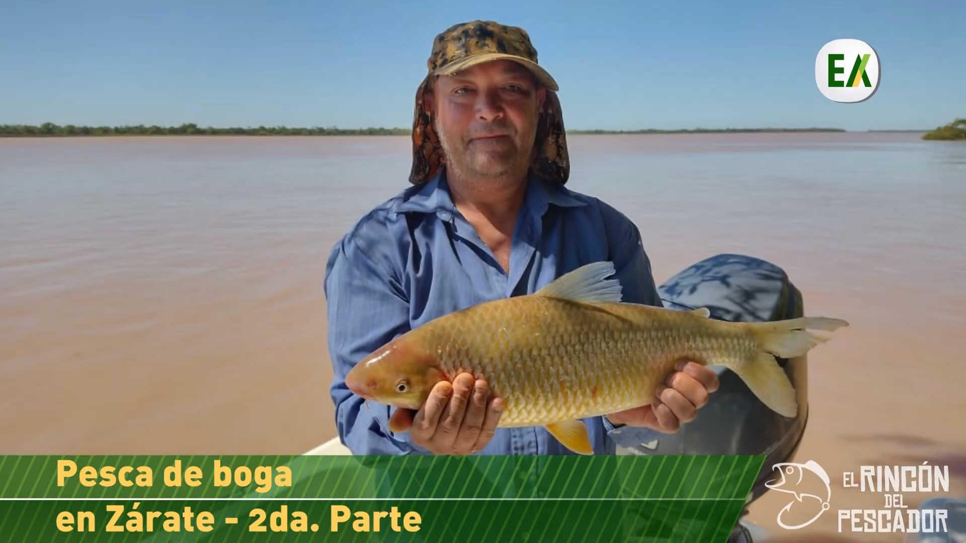 Espectacular pesca de boga en Zárate 2da parte El Agrario