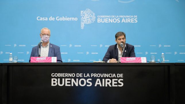  Daniel Gollan, ministro de Salud junto a Carlos Bianco, jefe de Gabinete, transmitieron el reporte epidemiológico actual.