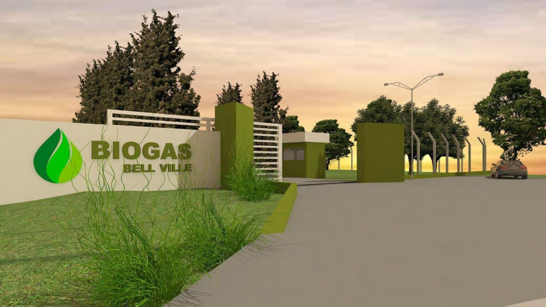  Prototipo de la planta Biogás Bell Ville. Foto: Facebook Frigorífico Sudeste S.A.