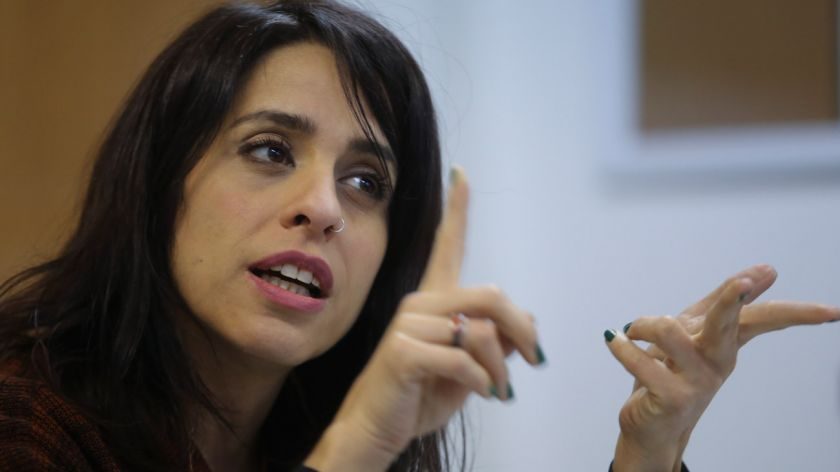  Foto: Perfil. Titular del Inadi, Victoria Donda.