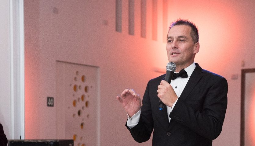 Gustavo Raúl Navarro, presidente Cooperba, en Aniversario 60 de Cooperba.