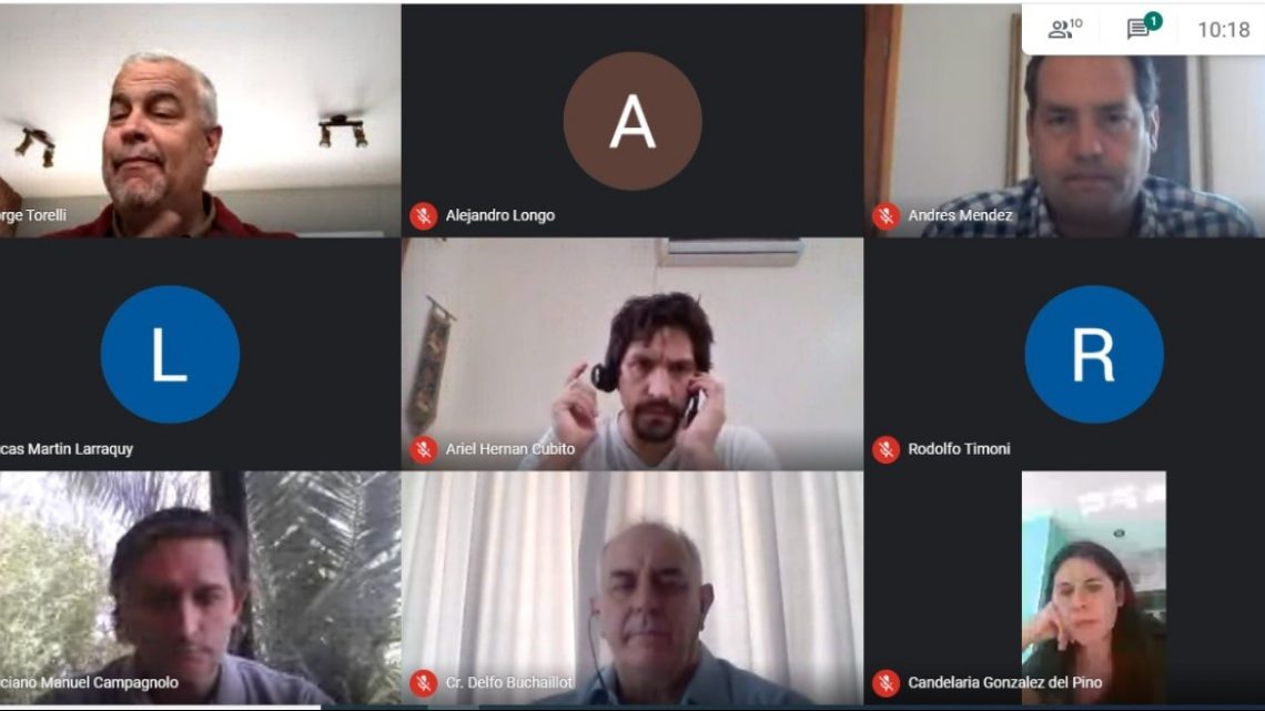  Se realizó una reunión virtual para conformar la Red de Agrometeorología de Precisión Santafesina con el objetivo de disponer de información agrometeorológica actualizada y precisa. Fuente: Gob. de Santa Fe.